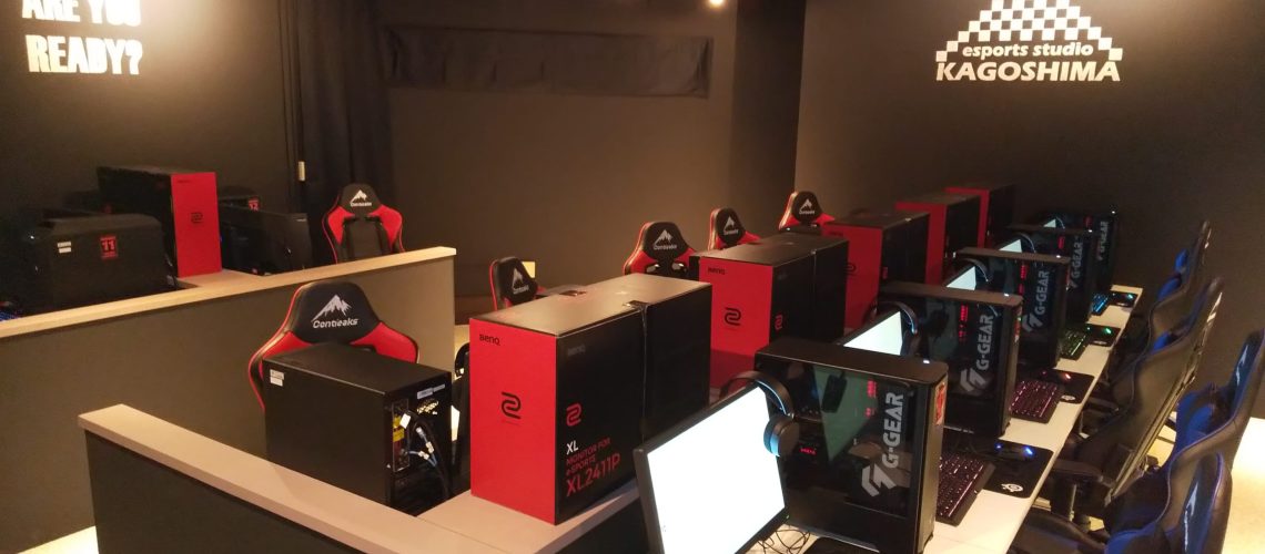 esports studio KAGOSHIMA内観