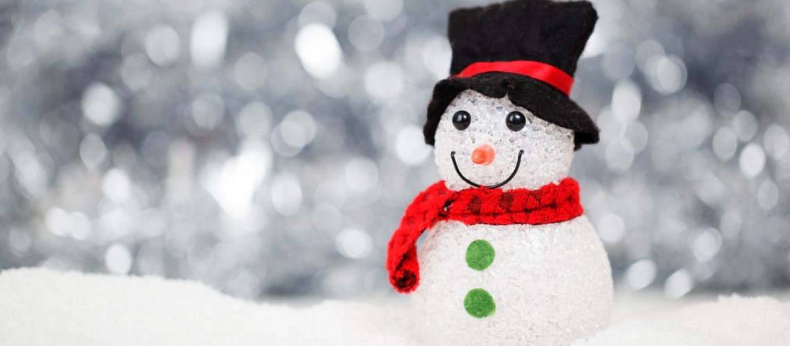 christmas, snow, snowman